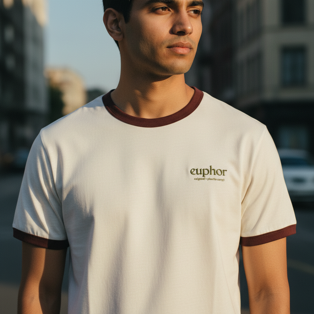 Ringer Tee c_71 - Male Closeup