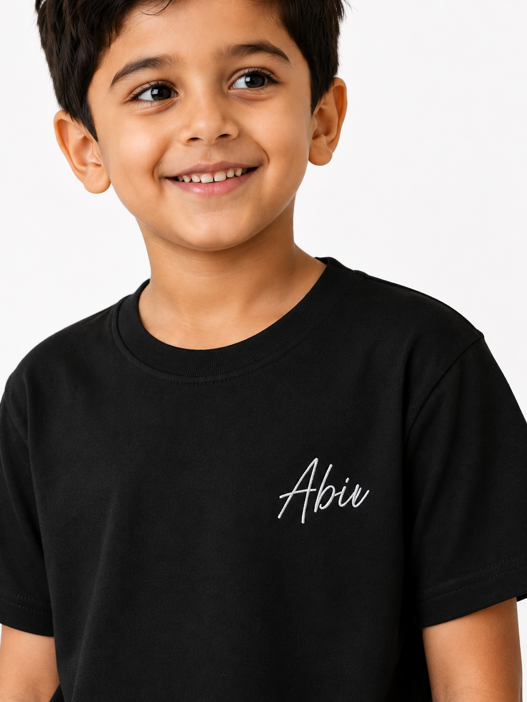 Boy's Crew Neck T-Shirt (7-11)Yrs - Personalized