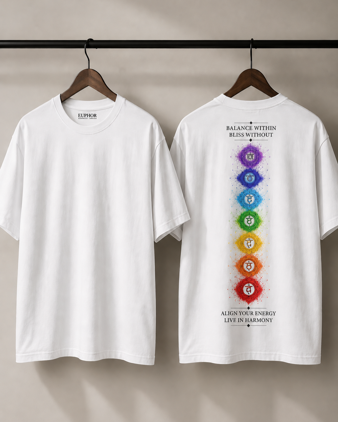 7 Chakra - Unisex Oversized Classic T-Shirt - Soul, Mind & Body