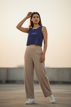 Royal Blue - Crop Tank Editorial