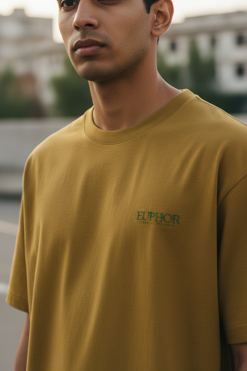 Signature Embroidery Tee c_43 - Male Closeup