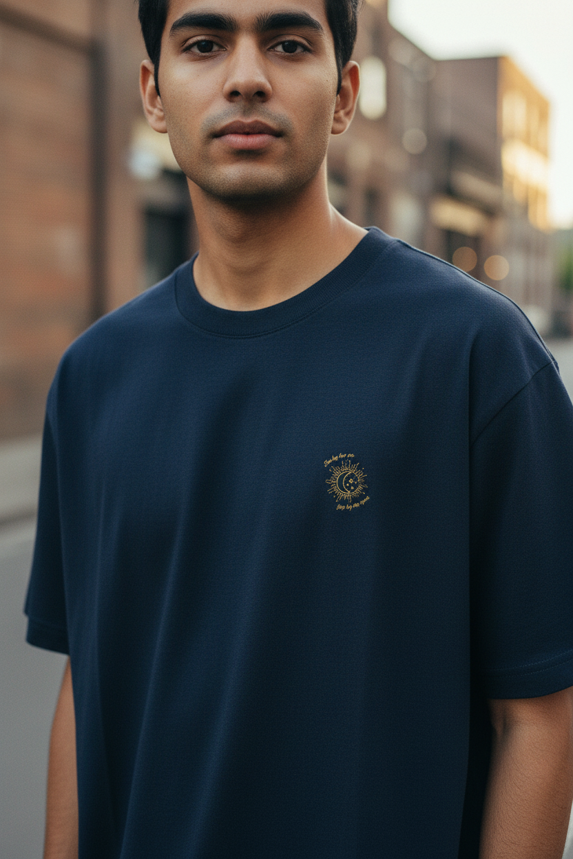 Sun & Moon Tee c_3 - Male Closeup