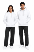 White hoodie hero reference with the consistent model pair